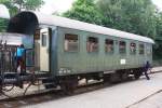 BB 40 81 9432 935-0, angeschrieben als Bih 34 744 am Zugschlu des SREX 16013  Reblaus-Express  am 31.Juli 2010 im Bf. Drosendorf.