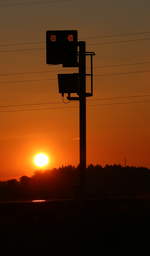 Sonnenaufgang in Gussendorf am 26.05.2017.