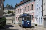 Tw.10 in der Kuferzeile auf dem Weg zum Franz Josefsplatz.