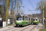 Am 8. April 2010 treffen sich TW 535 sowie TW 267 in Teichhof. 