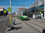 Graz. Zu Faschingsdienstag richteten die Graz Linien einen Sonderverkehr ein. Im Zuge dessen verkehrte die Sonderlinie 1/5, hier ist der TW 603 auf besagter Linie beim Brauquartier zu sehen.