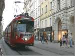 Tram 528  Leoben  am Kaiser Franz Josef Quai in Graz. (15.05.2008)