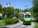 Tw 293 (ex Wien E1 4706) bei einer Sonderfahrt in Mariatrost am 14. Juni 2009