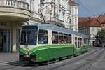 Triebwagen 602 als Linie 3 am Eisernen Tor am 28.07.2016.