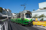 Auch ein 500er fuhr mal am 7er letzte Woche, es war TW 506 und konnte hier bei der alten Stiftingtalstraße, 16.09.2016.