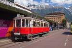 Am 12.Mai.2018 fuhr der Triebwagen Nummer 1 des Localbahnmuseums Innsbruck einige Runden durch die Innsbrucker Innenstadt.