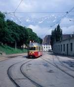Innsbruck IVB SL 1 (GTw 81) Bergisel am 14. Juli 1978.