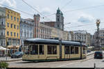 Mountainrunner 501 verlässt am 31. Mai 2017 die Endstation Linz Hauptplatz in Richtung Pöstlingberg.