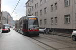 Wien Wiener Linien SL 9 (A 48) XVII, Hernals, Taubergasse am 18. Februar 2017.