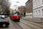 Wien Wiener Linien SL 41 (E2 4026 + c5 1426) XVIII, Währing, Gentzgasse / Innocenz-Lang-Gasse am 18. Februar 2017.