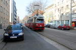 Wien Wiener Linien SL 25 (E1 4795) XXI, Floridsdorf, Donaufelder Straße am 13. Februar 2017.