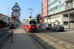Wien Wiener Linien SL 25 (E1 4788 + c4 1342) XXI, Floridsdorf, Donaufelder Straße / Carminweg am 13.