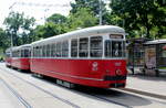 Wien Wiener Linien SL 6 (c3 1207 + E1 4510) V, Margareten, Hst. Margaretengürtel / Arbeitergasse am 11. Mai 2017.