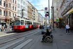 Wien Wiener Linien SL 2 (E2 4062 + c5 1462) II, Leopoldstadt, Taborstraße / Blumauergasse (Hst.