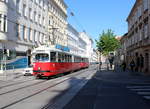 Wien Wiener Linien SL 5 (E1 4515 + c4 1315) VIII, Josefstadt, Laudongasse / Kochgasse am 11. Mai 2017.
