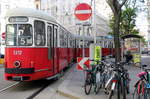 Wien Wiener Linien SL 5 (c4 1312 + E1 4733) VIII, Josefstadt, Josef-Matthias-Hauer-Platz / Albertgasse / Josefstädter Straße (Hst.