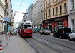 Wien Wiener Linien SL 5 (E1 4833 + c4 13xx) VII, Neubau, Kaiserstraße, Burggasse am 12.