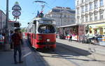 Wien Wiener Linien SL 43 (E1 4844 + c4 1357) XVII, Hernals, Hernalser Hauptstraße (Hst.