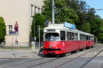 Wien Wiener Linien SL 25 (E1 4786 + c4 1325) XXII, Donaustadt, Aspern, Langobardenstraße / Oberdorfstraße am 12.