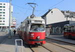 Wien Wiener Linien SL 25 (E1 4824 + c4 1301) XXII, Donaustadt, Hst.