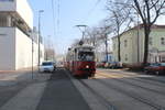 Wien Wiener Linien SL 26 (E1 4763) XXI, Floridsdorf, Donaufelder Straße am 13. Februar 2017.