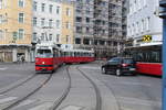 Wien Wiener Linien SL 26 (E1 4774 + c4 1310) XXI, Floridsdorf, Am Spitz. Datum: 12. Mai 2017.