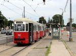 Wien Wiener Linien SL 6 (c3 1260 + E1 4523) XI, Simmering, Simmeringer Hauptstraße (Hst.