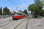 Wien Wiener Linien SL 31 (E2 4068 + c5 1468) XX, Brigittenau, Friedrich-Engels-Platz am 25. Juli 2016.