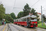 Eine weitere Aufnahme ovn 01.09.2017 von letzen Betriebstag der Linie 58 in Wien!    E1 4523 + c3 1213 in der Hummelgasse! 