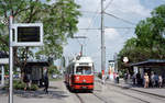 Wien Wiener Linien SL 31 (E1 4811) XX, Brigittenau, Friedrich-Engels-Platz am 3. Mai 2009. - Scan von einem Farbnegativ. Film: Kodak Gold 200. Kamera: Leica C2.