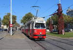 Wien Wiener Linien SL 6 (E1 4524 + c4 1308) XV, Rudolfsheim-Fünfhaus, Mariahilfer Straße / Mariahilfer Gürtel am 16.