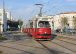 Wien Wiener Linien SL 30 (E1 4808 + c4 1314) XXI, Floridsdorf, Großjedlersdorf, Brünner Straße / Hanreitergasse am 18. Oktober 2017.