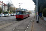 Wien Wiener Linien SL 38 (E2 4010 + c5 1410) XIX, Döbling, Grinzinger Allee am 19. Oktober 2017.