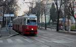 Wien Wiener Linien SL 49 (E1 4552 (Bombardier-Rotax 1976)) XIV, Penzing, Hütteldorfer Straße / Seckendorfstraße (Hst.