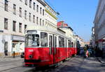 Wien Wiener Linien SL 49 (c4 1365 (Bombardier-Rotax 1976)) XV, Rudolfsheim-Fünfhaus, Märzstraße / Reithofferplatz am 17.