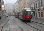 Wien Wiener Linien SL 49 (c4 1367 + E1 4558) XV, Rudolfsheim-Fünfhaus, Huglgasse am 20.