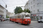 Wien Wiener Linien SL 2 (E1 4729 + c3 1200) XVI, Ottakring, Ottakringer Straße / Sandleitengasse / Maroltingergasse am 5. August 2010. - Scan eines Farbnegativs. Film: Kodak FB 200-7. Kamera: Leica C2.