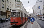 Wien Wiener Linien SL O (c3 1278 + E1 4527) III, Invalidenstraße / Landstraßer Hauptstraße am 6. August 2010. - Scan eines Farbnegativs. Film: Kodak FB 200-7. Kamera: Leica C2.


