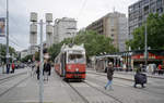 Wien Wiener Linien SL 1 (E1 4851) I, Innere Stadt, Schwedenplatz am 6.