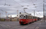 Wien Wiener Linien SL O (E1 4520 + c3 1250) Wiedner Gürtel / Arsenalstraße am 6.