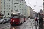 Wien Wiener Linien SL 6 (E1 4536 + c4 1311) X, Favoriten, Quellenstraße / Gellertplatz am 16.