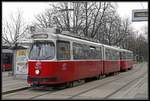 Triebwagen 4031, Linie 1, Schottenring am 14.03.2018.