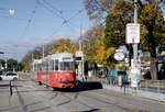 Wien Wiener Linien SL 6 (c3 1250) XI, Simmering, Simmeringer Hauptstraße / Zentralfriedhof 3. Tor am 21. Oktober 2010. - Scan eines Farbnegativs. Film: Kodak Advantix 200-2. Kamera: Leica C2.