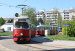 Wien Wiener Linien SL 49 (E1 4540 + c4 1356) XIV, Penzing, Meiselstraße / Drechslergasse am 19.