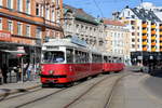 Wien Wiener Linien SL 26 (E1 4795 + c4 1325) XXI, Floridsdorf, Am Spitz am 20.