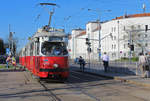 Wien Wiener Linien SL 30 (E1 4833) XXI, Floridsdorf, Großjedlersdorf, Brünner Straße / Hanreitergasse am 20. April 2018.