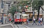 Oldtimer 4101 und Beiwagen 5211 am Schubertring.