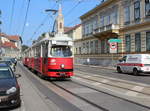 Wien Wiener Linien SL 49 (E1 4548 (Bombardier-Rotax 1975)) XIV, Penzing, Hütteldorf, Linzer Straße am 2.