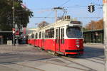 Wien Wiener Linien SL 2 (E2 4069 (SGP 1987) + c5 146*) I, Innere Stadt, Dr.-Karl-Renner-Ring / Bellariastraße am 18.