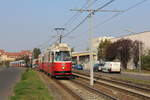 Wien Wiener Linien SL 67 (E2 4320 (Bombardier-Rotax 1990)) X, Favoriten, Neilreichgasse am 19.